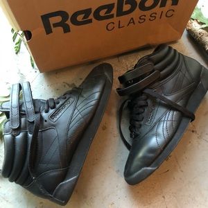 Black Freestyle Hi Reebok